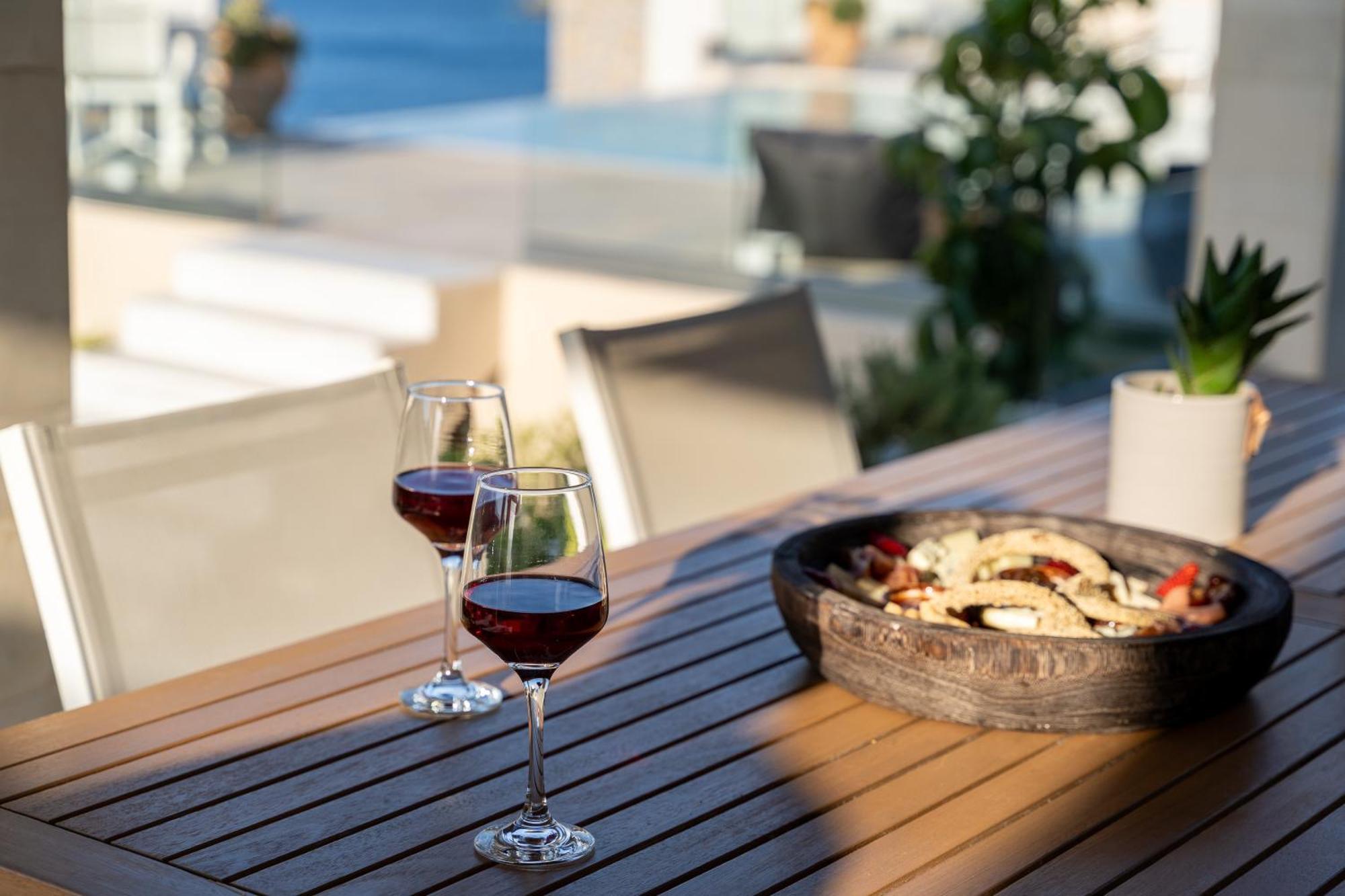 Amazing View Villa Aliki With Infinity Pool & Spa Λυγαριά Εξωτερικό φωτογραφία